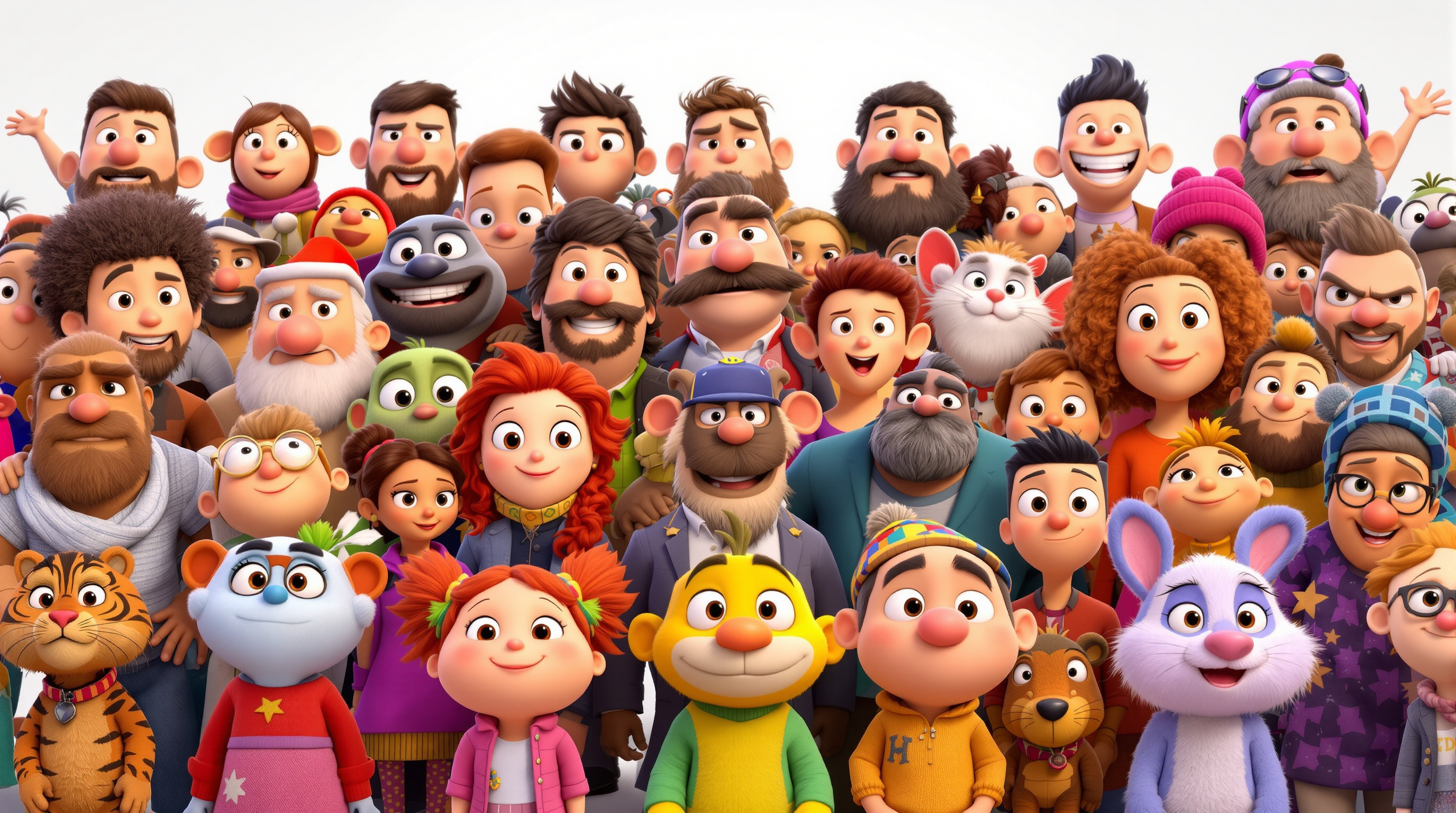 Personnages 3D créés par 3DPOP STUDIO